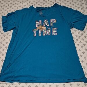 Blue 'Nap Time' Shirt
